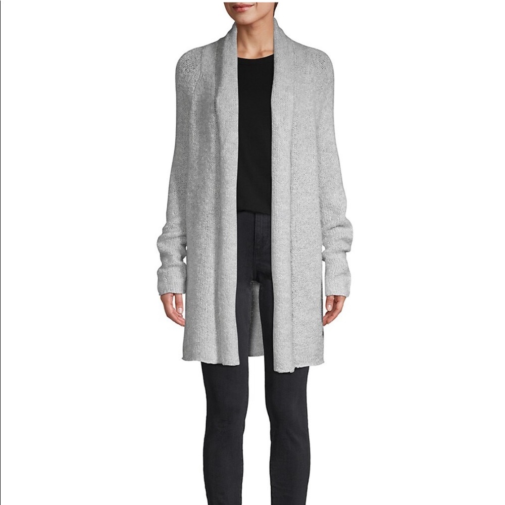 Joie Solome Knit Cardigan Grey